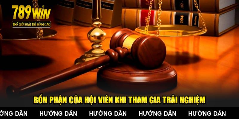 Bổn phận của hội viên khi tham gia trải nghiệm