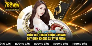 Miễn Trừ Trách Nhiệm 789WIN - Quy Định Không Xử Lý Vi Phạm