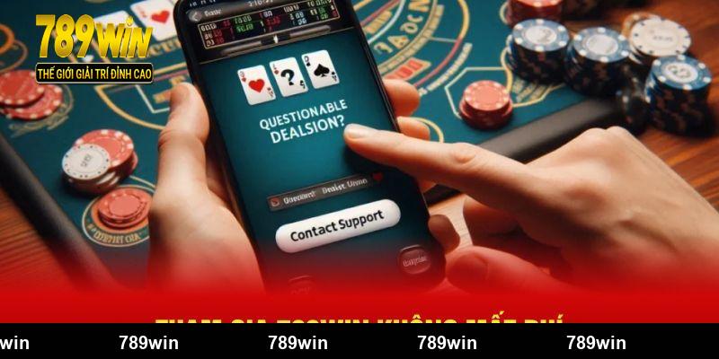 Tham gia 789WIN không mất phí